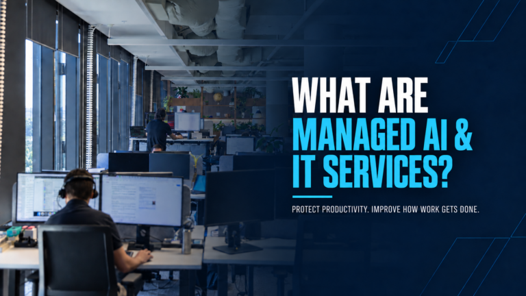What are managed AI and IT services?